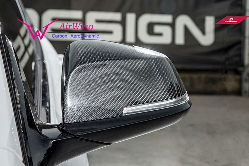 F34 - Performance style Carbon Fiber mirror cover 02